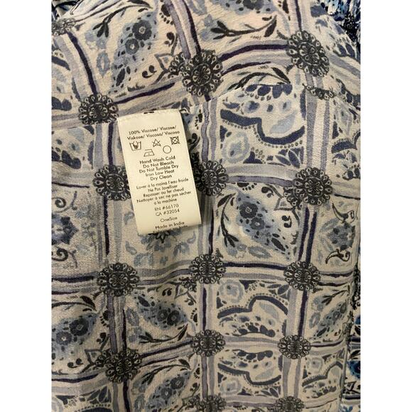 Rujuta Sheth Anthropologie Marie Cinched Kaftan Maxi Dress One Size Resort Beach - Picture 12 of 13